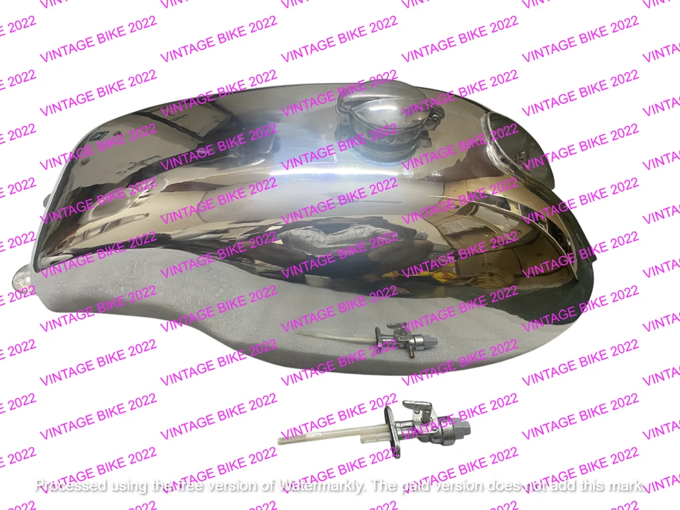 YAMAHA SR500 LYTA SPRINT ALEACIÓN ALUMINIO GAS COMBUSTIBLE GASOLINA TANQUE + TAPA GRIFO/APTO PARA Foto 1 de 4