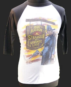 Iron Maiden Shirt Official Somewhere In Texas Tour Shirt 1987 - Picture 1 of 13