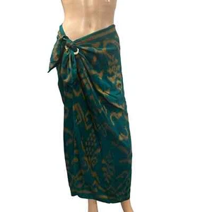 Rayon Sarong Wrap Skirt Made in Bali - Picture 1 of 8