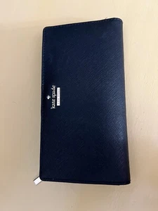 Kate Spade New York schwarze Leder Geldbörse mit Doppelfaltung sehr schön 🔥🔥 - Bild 1 von 8