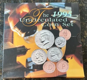 1995 United States Mint Uncirculated Coin Set with Alternate Packaging Box  - Picture 1 of 5