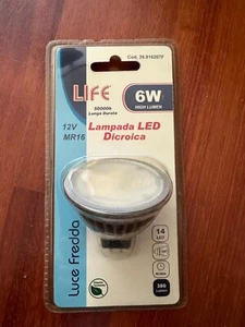 stock di n.14 lampada led dicroica MR16 6W luce fredda - Foto 1 di 4