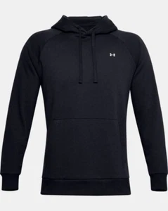 194511722428 Under Armour Rival Fleece Kapuzenpullover für Herren schwarz 135709 - Bild 1 von 1