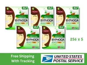 BYPHOCA Thai Herbal Toothpaste Natural Fluoride Teeth Whitening Oral Care 25g X5 - Picture 1 of 6