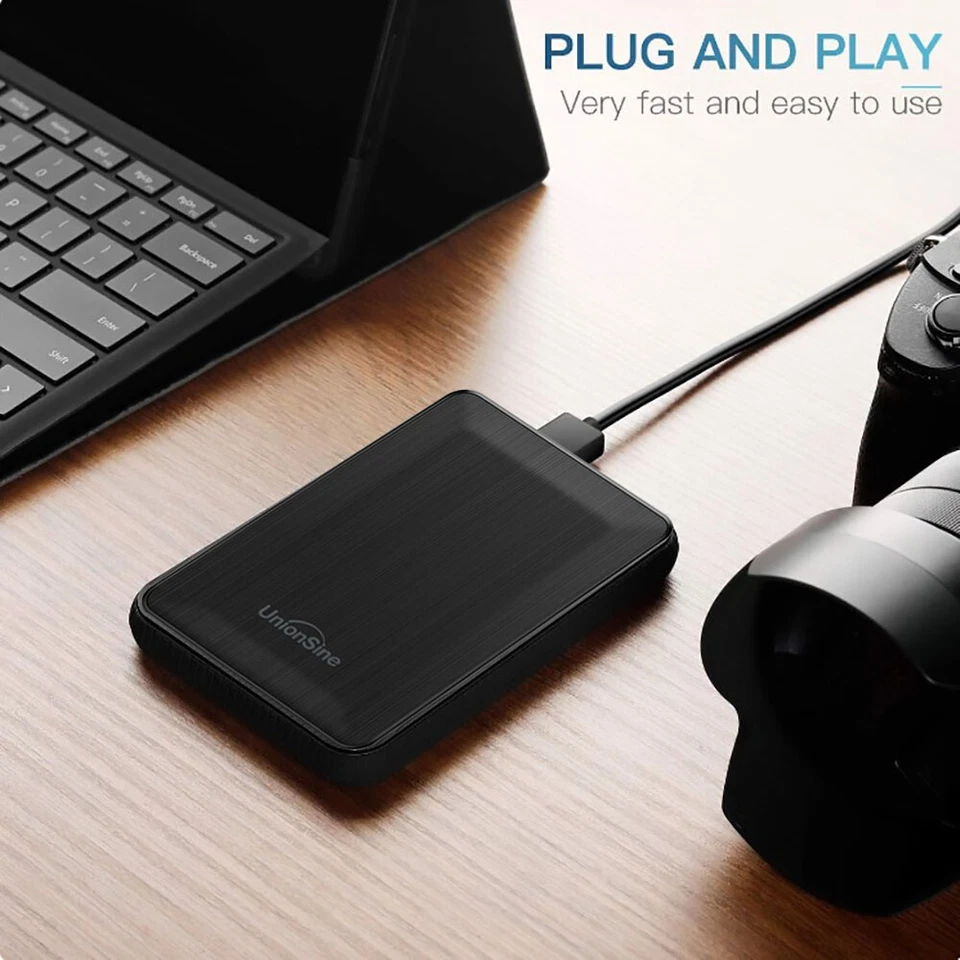 UNIONSINE 1 TB 2 TB disco rigido esterno memoria disco custodia SSD USB 3.0 HDD PC computer portatili
