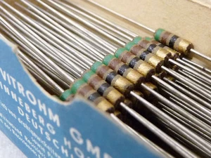 5 résistance carbone 560R 0,5W 5% carbon comp resistor - Imagen 1 de 1