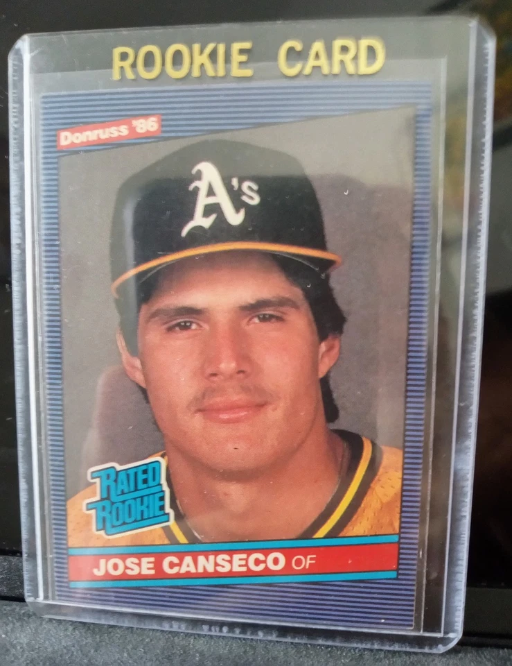 Tarjeta de novato Donruss Set-Break 1986 Joseph Canseco #39 Foto 1 de 3
