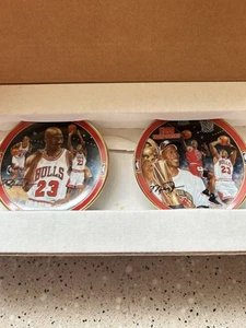 Michael Jordan mini 12 plate Upper Deck collection. w/display rack - Picture 1 of 9