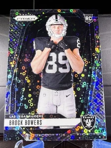 2024 Brock Bowers Panini Prizm Disco Prizm Image Variation Rookie #9 - Bild 1 von 2