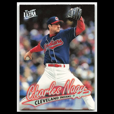 Charles Nagy #53 1997 Fleer Ultra Cleveland Indians Baseball Card MLB NM - Image 1 of 3