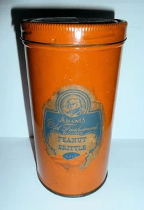 Novelty Steel CAN With Spring Loaded Surprise Contents Labeled "Peanut Brittle" - Picture 1 of 2