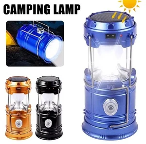 Lampada Luce Portatile Solare Da Campeggio Jh-5800T 6+1 Led Lanterna sus - Foto 1 di 7