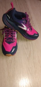 Brooks Women's Cascadia 16 Running Shoe, Pink Pink Flame Cobalt, 6 UK - Picture 1 of 5