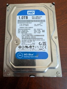 1TB WD10EZEX 7200 RPM WD Blue Western Digital HDD SATA Hard Disk Drive , 64mb - Picture 1 of 3