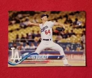 2018 Topps Walker Buehler ROOKIE RC #177 Los Angeles Dodgers FREE SHIPPING - Picture 1 of 6