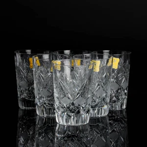 Kristall Glas Trinkgläser Livellara Wasser klein 6er Set Vintage midcentury - Bild 1 von 6