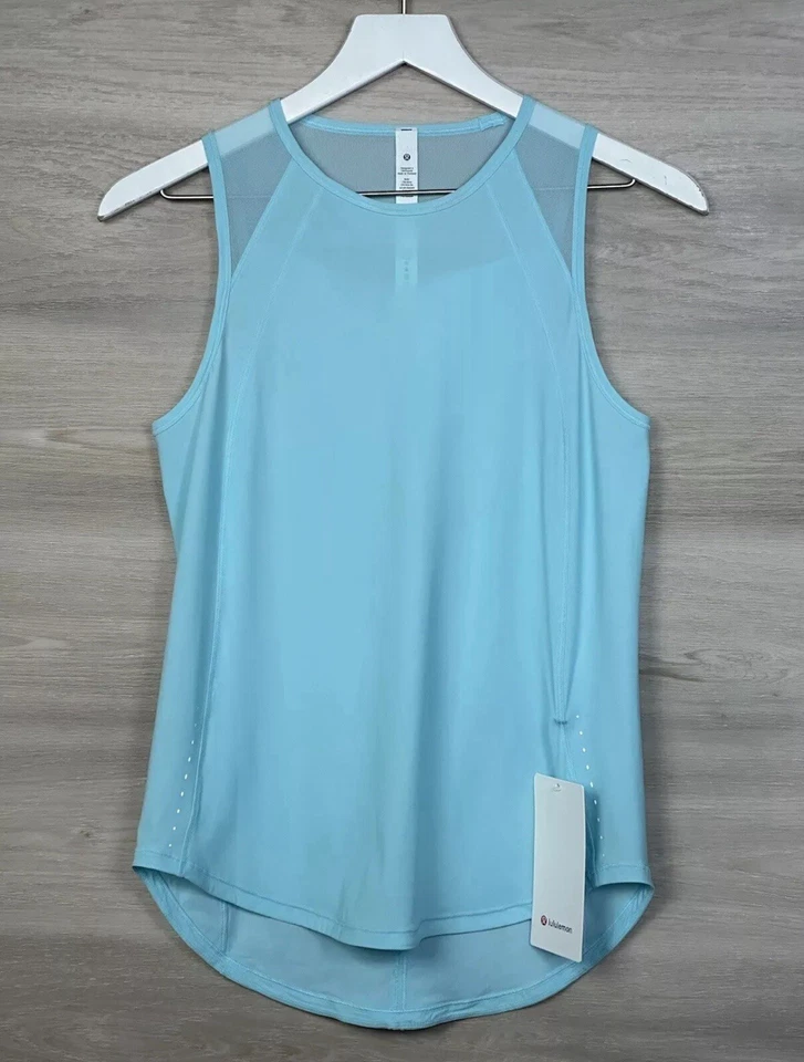 Lululemon Sculpt Tank - Classic Fit Hip Length Size 6  Icing Blue 28711