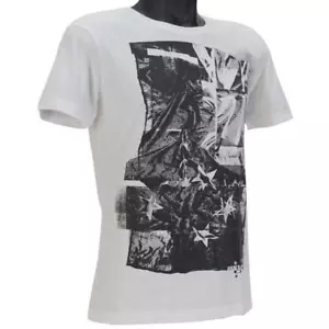 Oakley Flag NZ Tee Mens Size M Medium White Black New Zealand Logo T-Shirt - Picture 1 of 3