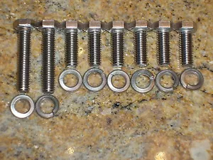 Ford flathead 8BA 49-53 stainless steel water pump bolt & washer set hardware - Picture 1 of 4