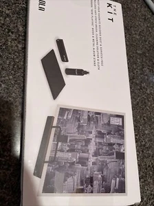 Victrola Vinyl Record Cleaning The Kit with Wood & Metal Album Stand New  - Bild 1 von 4