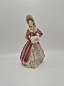Alte Keramos Vivian Porzellan Keramik Figur Biedermeier Dame Wien - Bild 1 von 7
