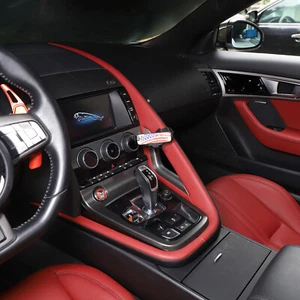 Center Console Cell Phone holder Mount Stander For Jaguar F-Type 2013-2023 - Foto 1 di 8