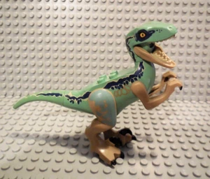 LEGO Animal Dinosaur Raptor Velociraptor Sand Green Back Raptor09 - Picture 1 of 3