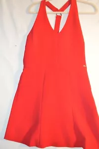 Armani Exchange bright red bodycon short cocktail dress NWT sz 10 - Picture 1 of 6