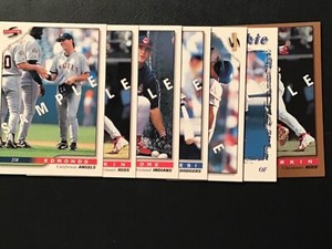 1996 SCORE Baseball Various SAMPLE/PROMO You Choose ONE Card RARE