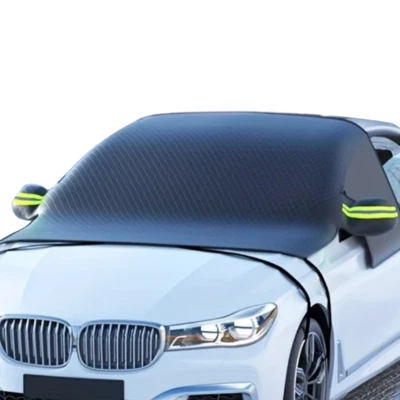 Front Car Windscreen Cover Frost Ice Snow Protector Sun Visor Shade For Winter - Image 1 of 4