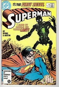 Superman #1 Jan 1987 DC Comic Book Karate Kid Remco Action Figures Ad Back Cover - Picture 1 of 2