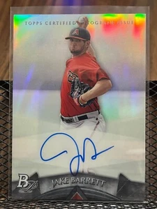 JAKE BARRETT 2014 BOWMAN PLATINUM PROSPECTS AZ DBACKS ROOKIE AUTOGRAPH AUTO RC!! - Picture 1 of 2