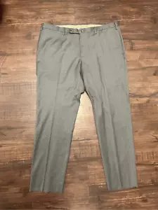 Incotex Classic Fit Pattern "B" Gray Front Pleat Straight Dress Pants Sz 40 x 31 - Picture 1 of 16