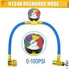 R134A Car Air Conditioning Recharge Measure Kit Hose Gas Gauge AC