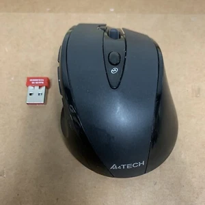 A4tech G10-770H Black USB Wireless Optical 2000 Dpi Mouse With Dongle - Picture 1 of 8