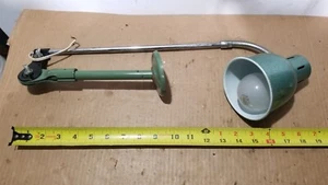 #6 Vintage Industrial table Mount Desk Work Lamp Articulating Light - Untested - Picture 1 of 6