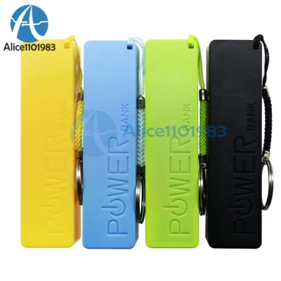 USB Power Bank Charger Pack Box Battery Case For 1x18650 DIY Portable Green - Image 1 of 4