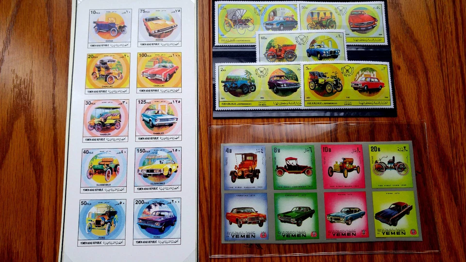 VERY RARE 1970 YEMEN ONLY 02 KNOWN “PROOF SHEET WITH FILS INSTEAD OF BOGASH” - Image 1 of 1