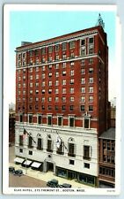 Carte postale Elks Hotel, 275 rue Tremont, Boston, Massachusetts (coin) A110