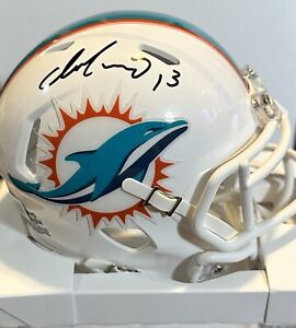 Dan Marino Autograph Signed Miami Dolphins Speed Mini Helmet - BAS HOF