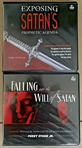 Lot of 2 Perry Stone Audio CDs Exposing Satan's Prophetic Agenda & Will of Satan - Picture 1 of 3