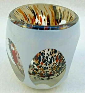 Multicolor Cased Glass Votive Candle Holder - Bild 1 von 6