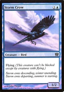 MTG - 9° Edizione - Storm Crow - Foil - NM - Foto 1 di 1