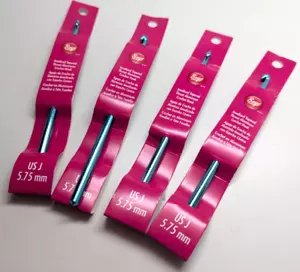Boye Aluminum Crochet Hook US Size J Sold Separately - Imagen 1 de 2