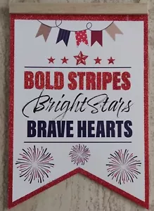 4TH OF JULY PATRIOTIC WALL HANGING DECOR - Picture 1 of 2