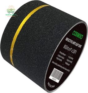 Sicherheit rutschfestes Band gummiert 4" x 33' Rolle rutschfeste Bootstreppe Schrittgriff - Bild 1 von 7