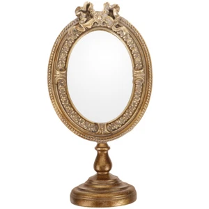 Vanity Table Mirror Makeup Mirror Teen Girls Tabletop Mirror Vintage Mirror - Picture 1 of 12
