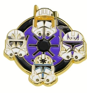 Star Wars Enamel Pin - Clone Wars helments - free AU Post - AU Stock - Picture 1 of 3