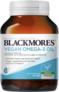 Blackmores Vegan Omega-3 Oil 120 Capsules - Picture 1 of 1