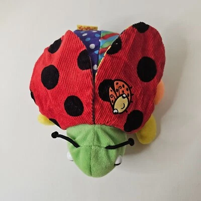Soft Play Ladybug Baby Story Book Developmental Crinkle Plush Stuffed Toy - Image 1 of 4